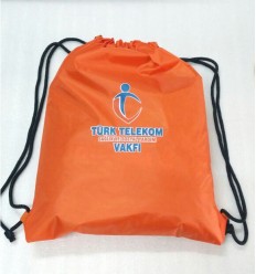 Büzgülü Torba Çanta Turuncu