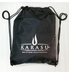 Büzgülü Torba Çanta Siyah