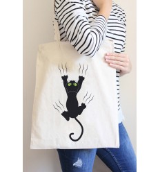 Baskılı Hazır Ham Bez Çanta 3001