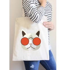 Baskılı Hazır Ham Bez Çanta 3002