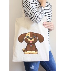 Baskılı Hazır Ham Bez Çanta 3008